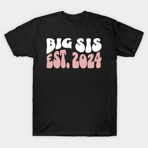 Big Sis 2024, Promoted to Big Sister T-Shirt by LizardIsland